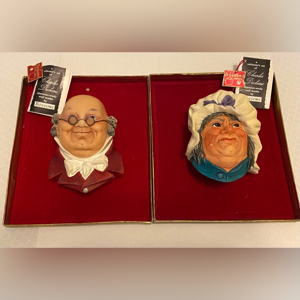 BOSSON Charles Dickens Characters. Pickwick & Gamp.